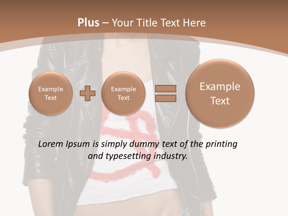 Smoker Paint Hairstyle PowerPoint Template