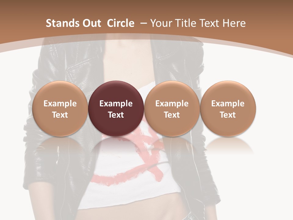 Smoker Paint Hairstyle PowerPoint Template