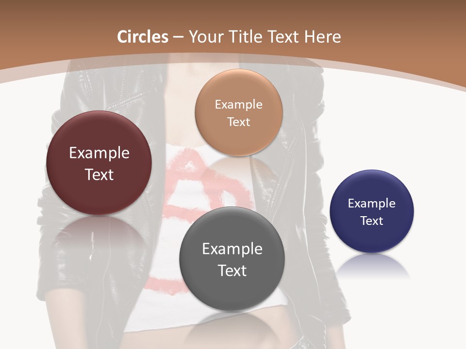 Smoker Paint Hairstyle PowerPoint Template