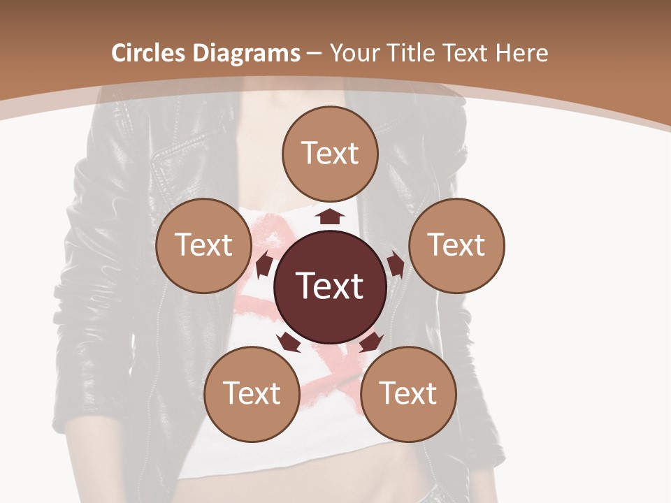 Smoker Paint Hairstyle PowerPoint Template