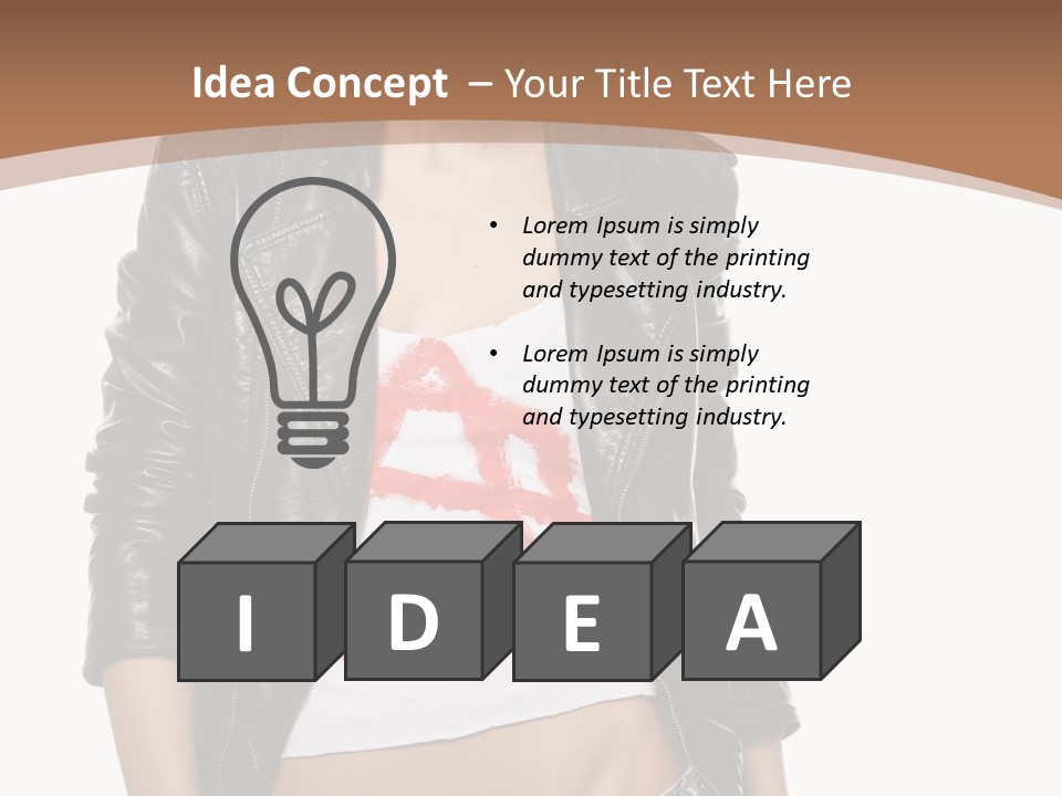 Smoker Paint Hairstyle PowerPoint Template