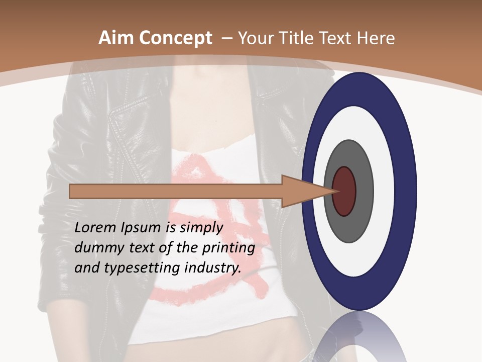 Smoker Paint Hairstyle PowerPoint Template