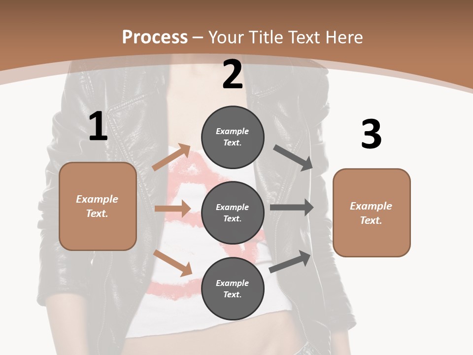 Smoker Paint Hairstyle PowerPoint Template