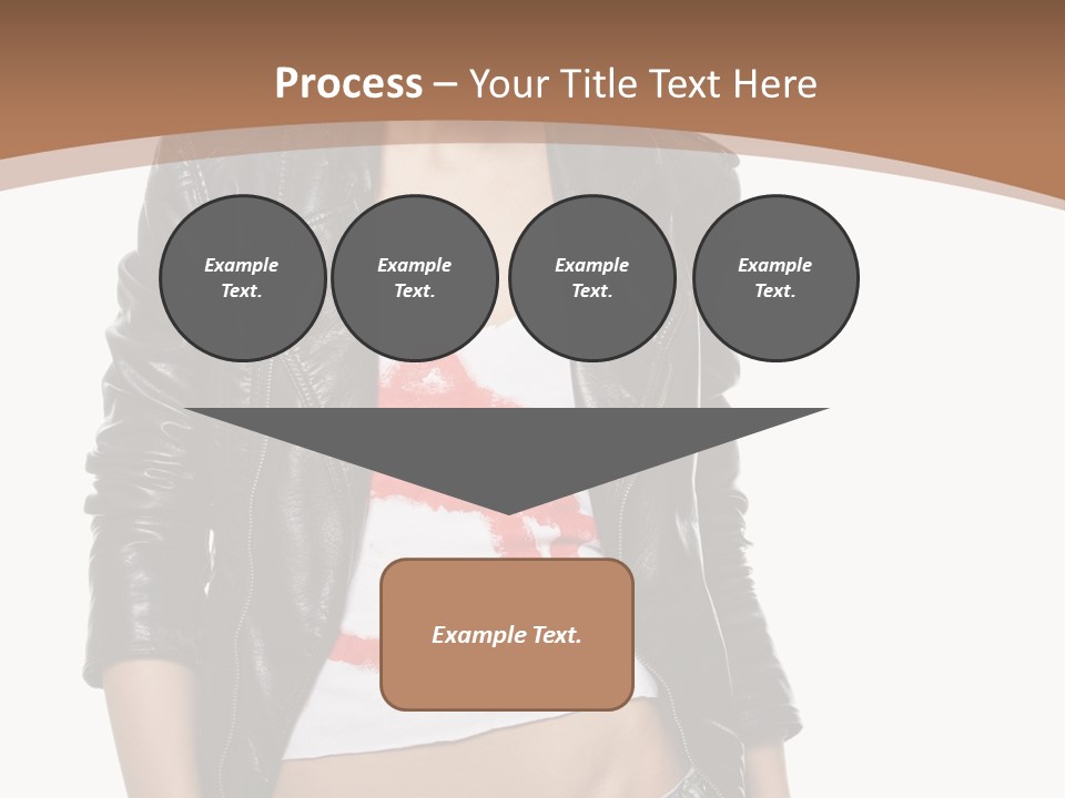 Smoker Paint Hairstyle PowerPoint Template