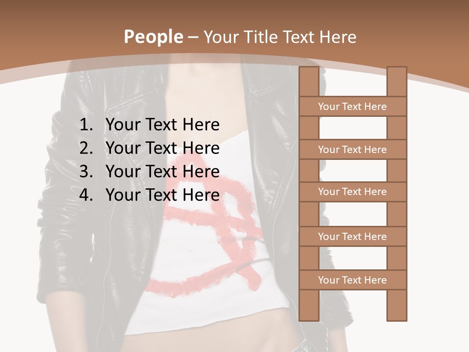 Smoker Paint Hairstyle PowerPoint Template