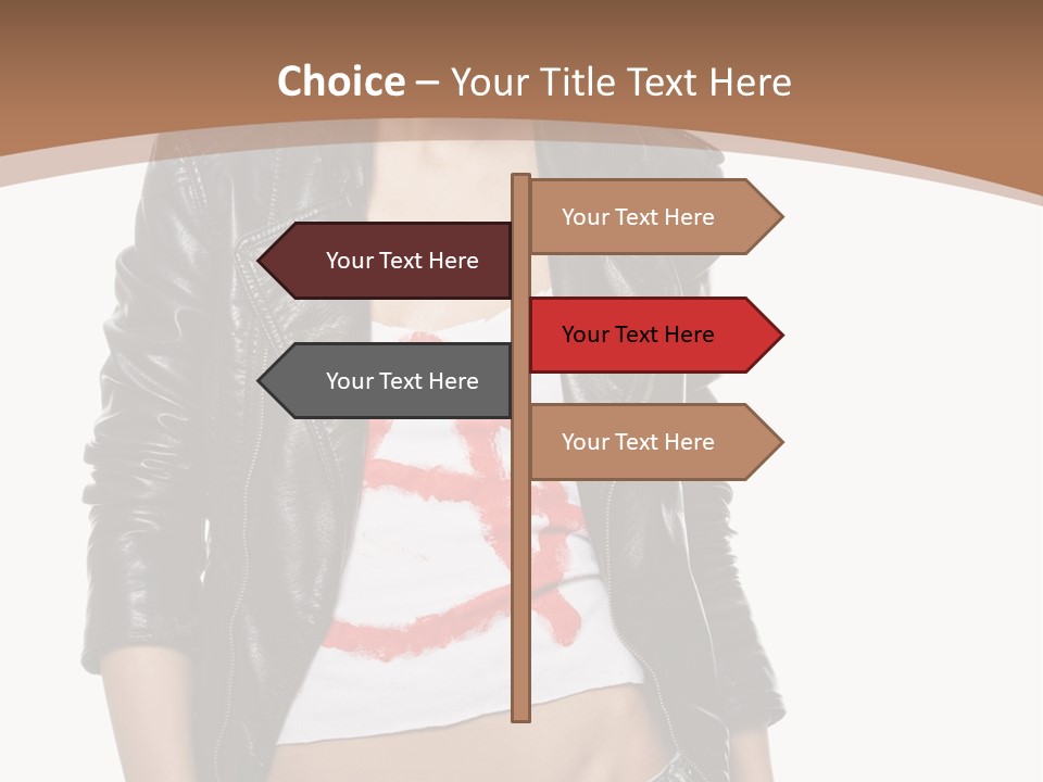 Smoker Paint Hairstyle PowerPoint Template