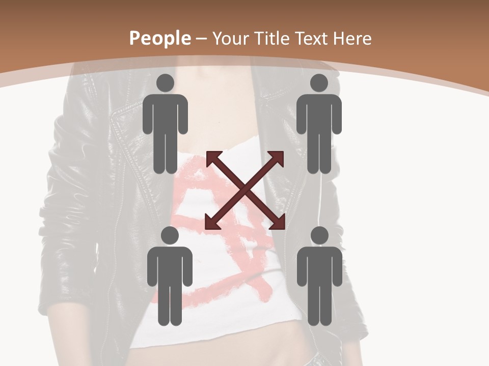 Smoker Paint Hairstyle PowerPoint Template