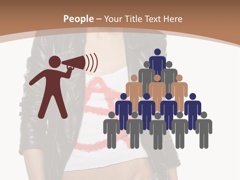 Smoker Paint Hairstyle PowerPoint Template