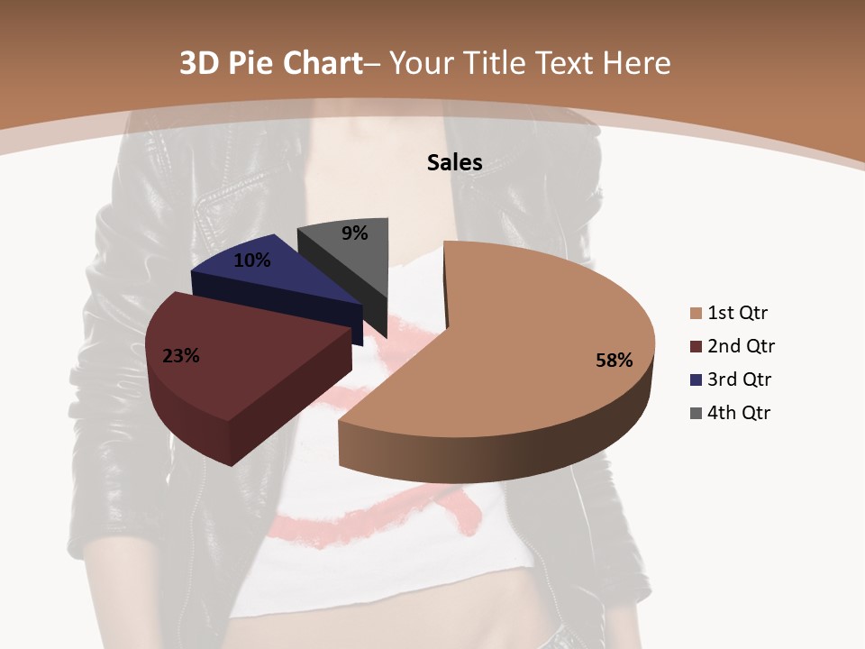 Smoker Paint Hairstyle PowerPoint Template