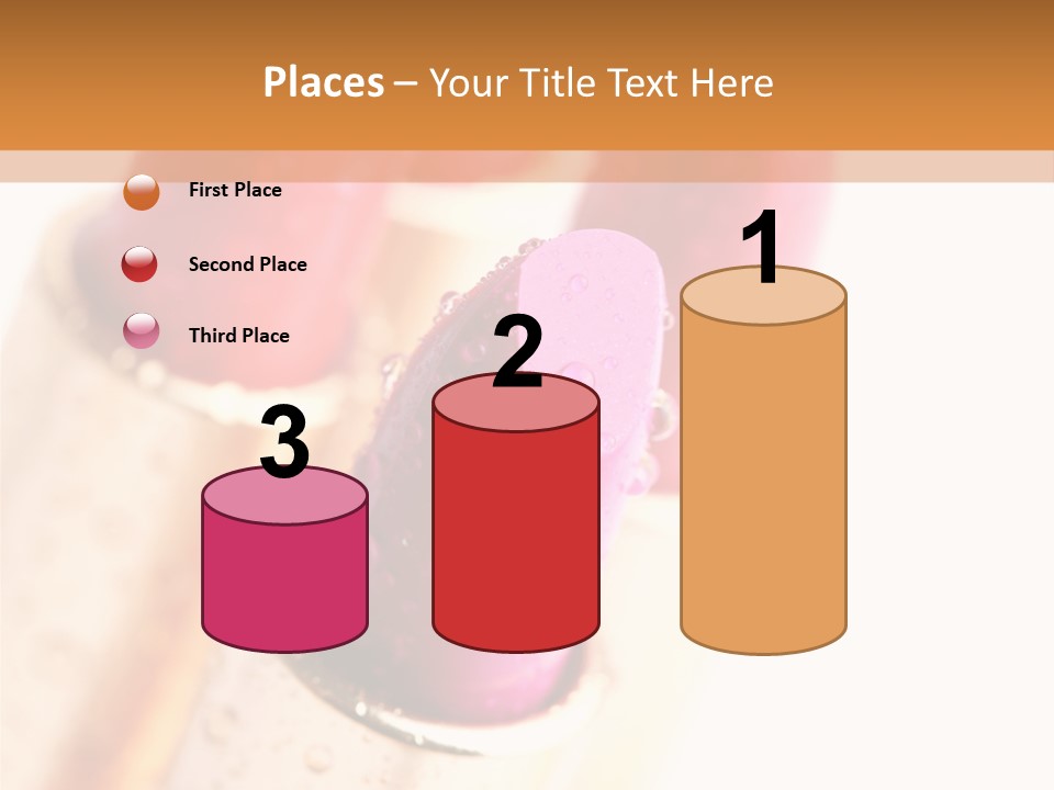Group Cosmetic Closeup PowerPoint Template