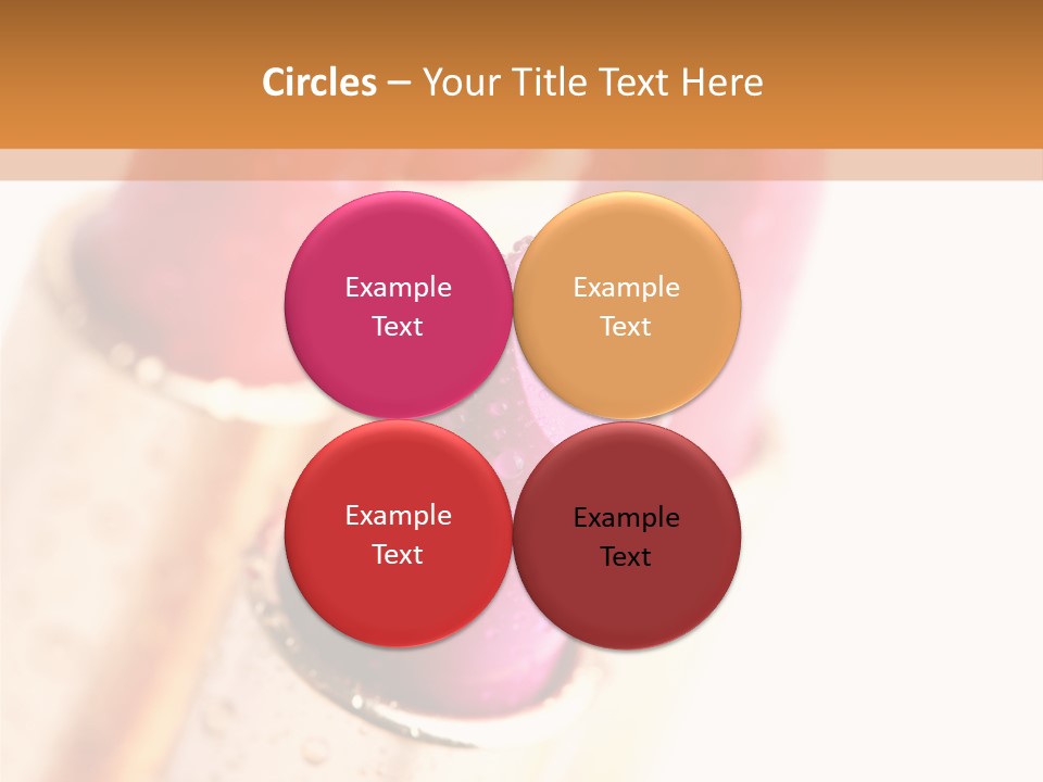 Group Cosmetic Closeup PowerPoint Template