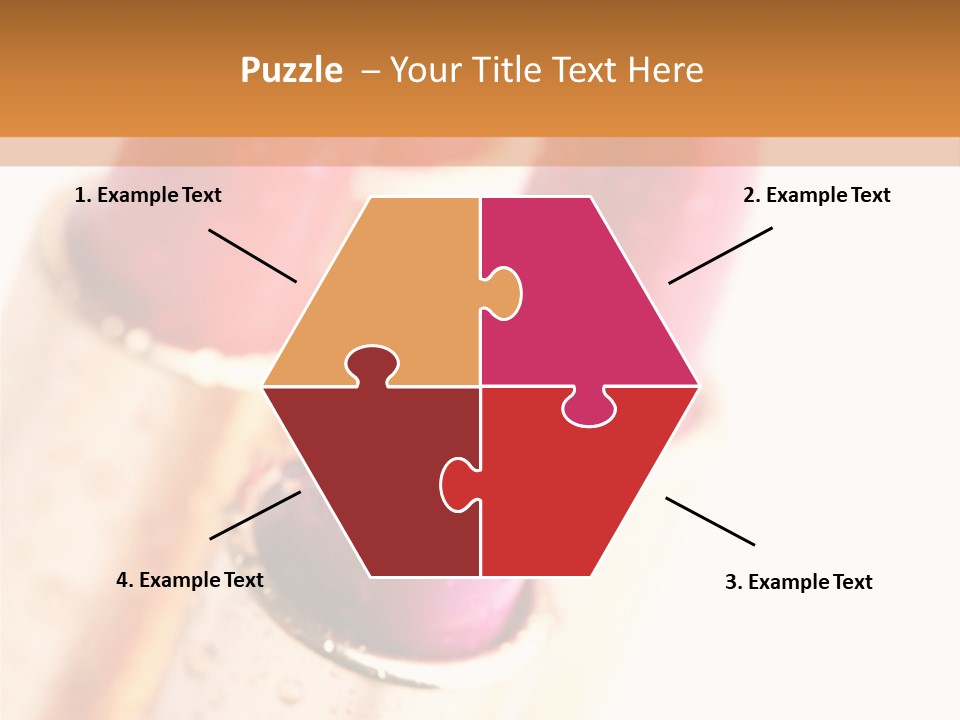 Group Cosmetic Closeup PowerPoint Template