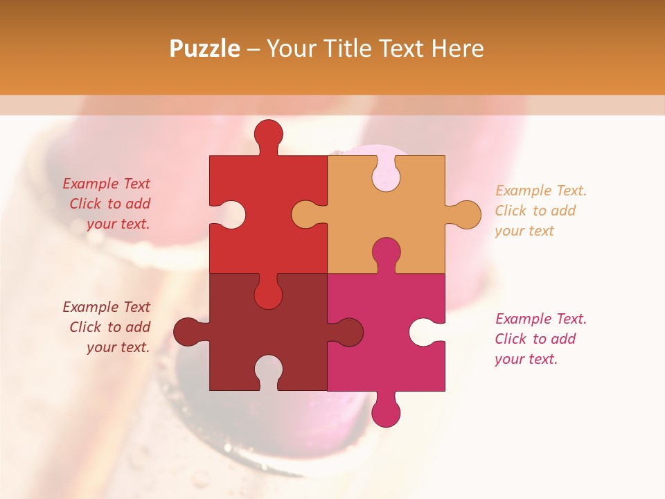Group Cosmetic Closeup PowerPoint Template