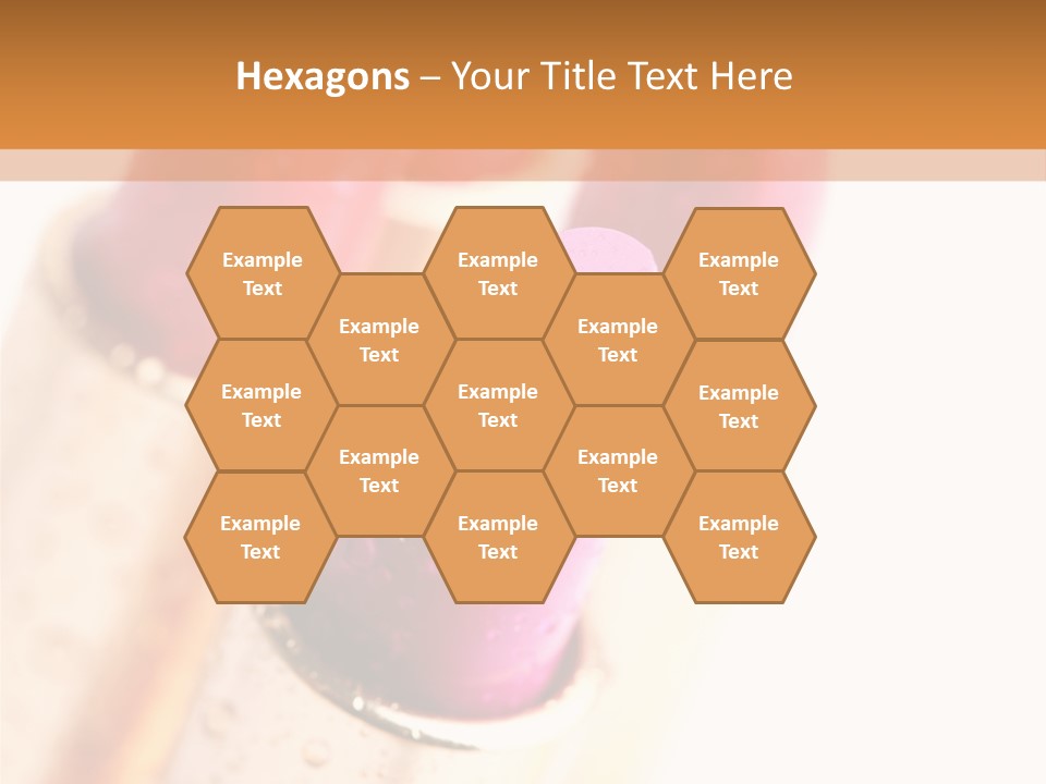 Group Cosmetic Closeup PowerPoint Template