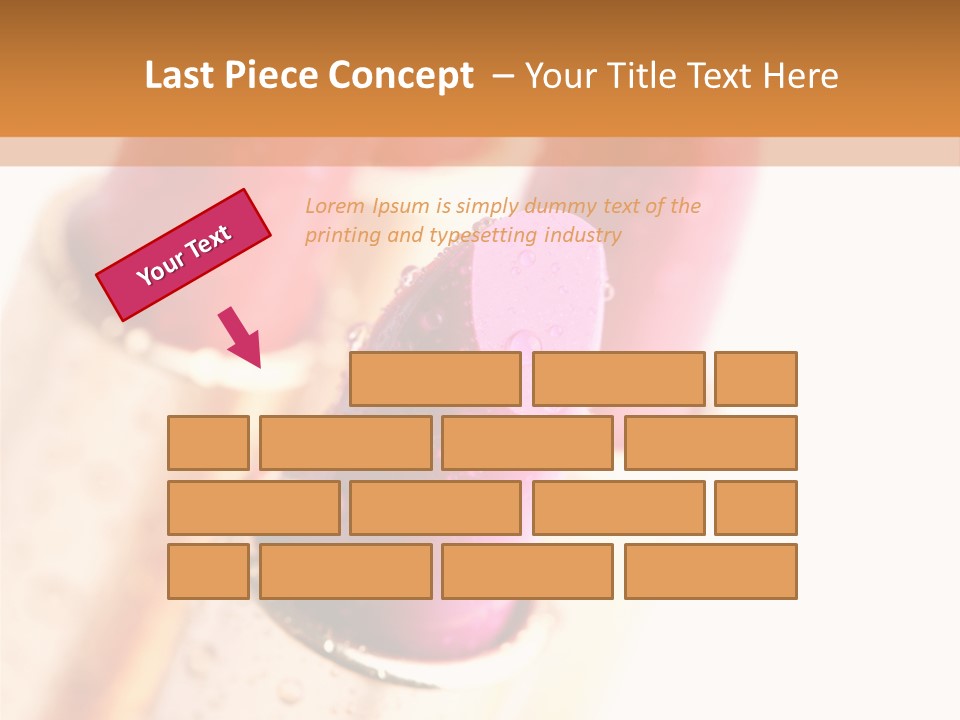 Group Cosmetic Closeup PowerPoint Template