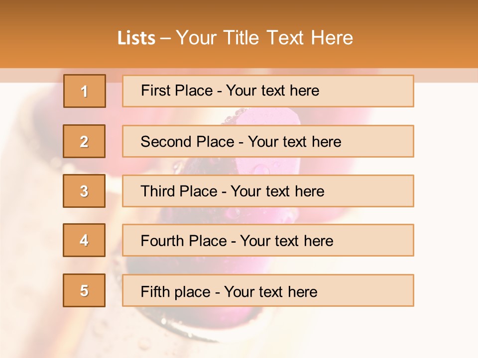 Group Cosmetic Closeup PowerPoint Template