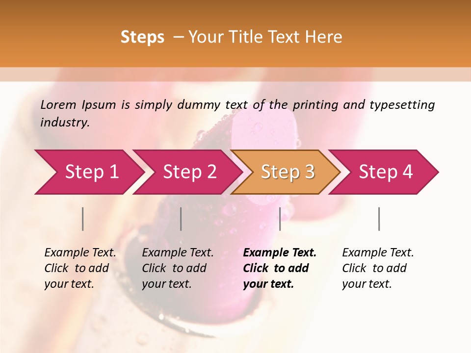 Group Cosmetic Closeup PowerPoint Template