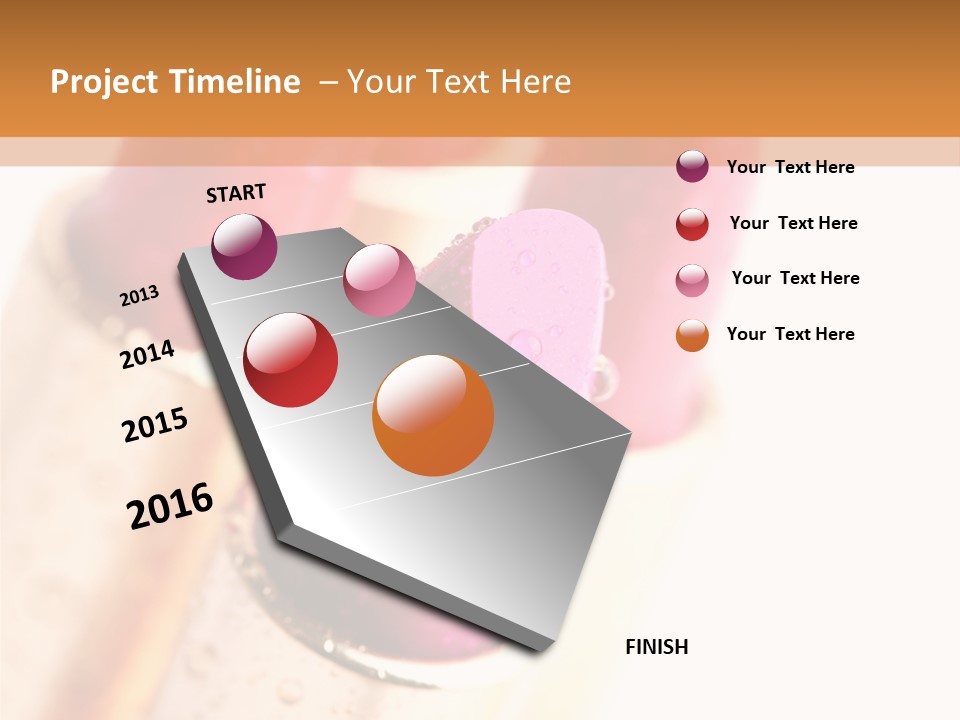Group Cosmetic Closeup PowerPoint Template