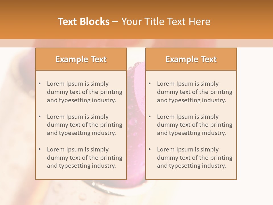 Group Cosmetic Closeup PowerPoint Template