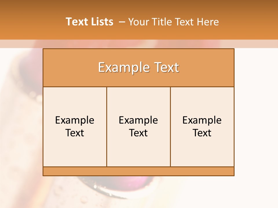 Group Cosmetic Closeup PowerPoint Template