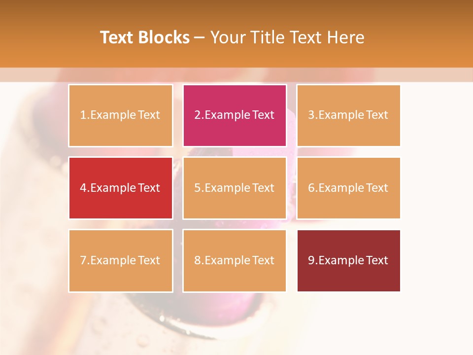 Group Cosmetic Closeup PowerPoint Template