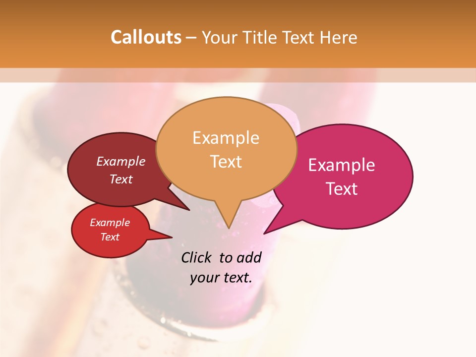 Group Cosmetic Closeup PowerPoint Template