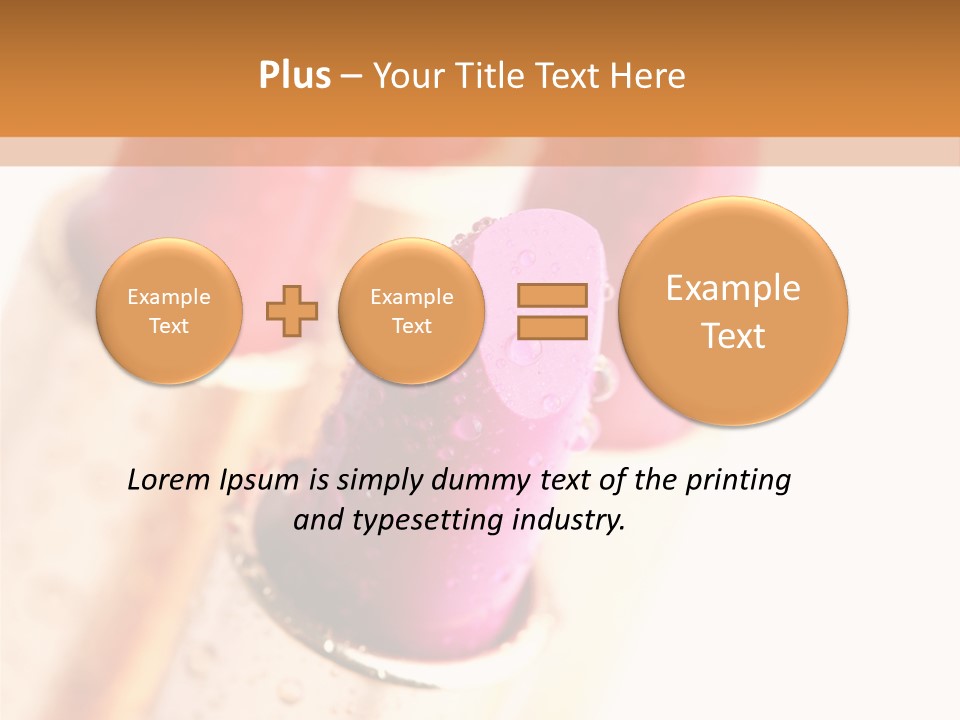 Group Cosmetic Closeup PowerPoint Template