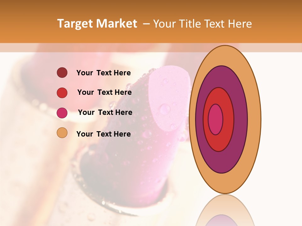Group Cosmetic Closeup PowerPoint Template