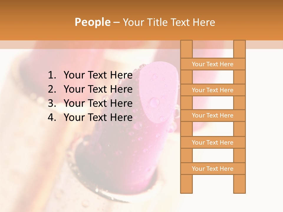 Group Cosmetic Closeup PowerPoint Template
