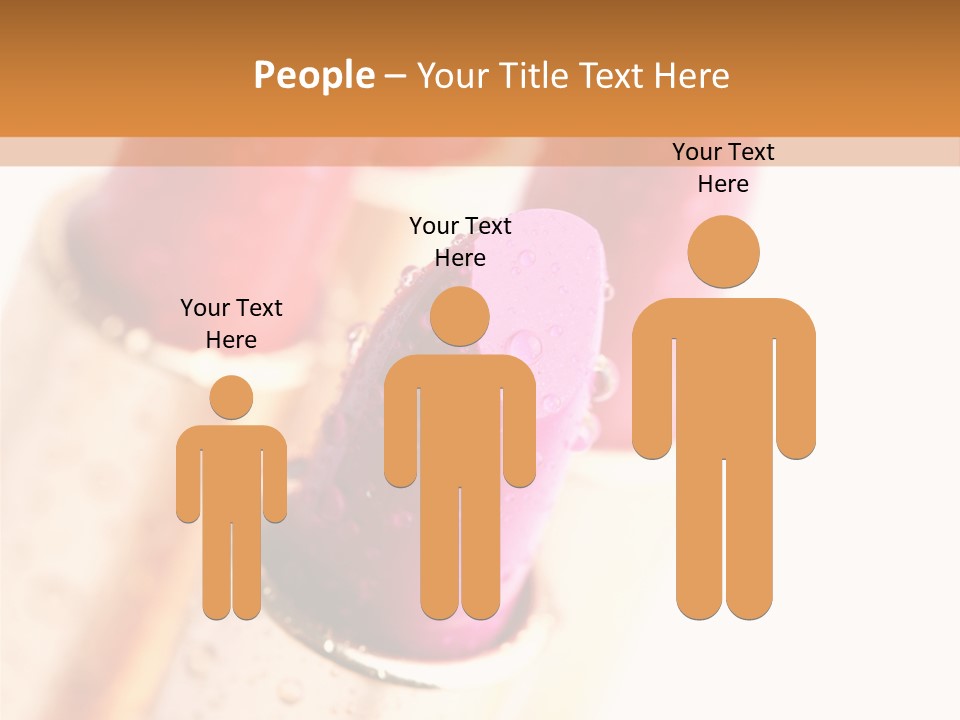 Group Cosmetic Closeup PowerPoint Template