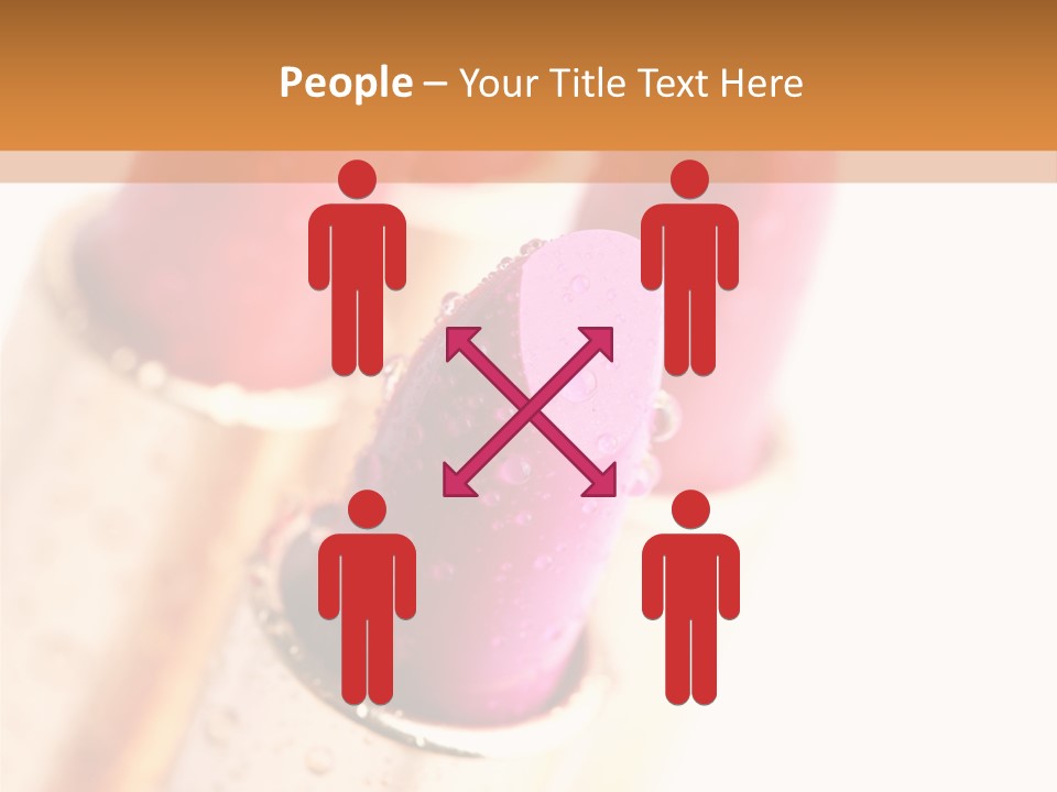 Group Cosmetic Closeup PowerPoint Template