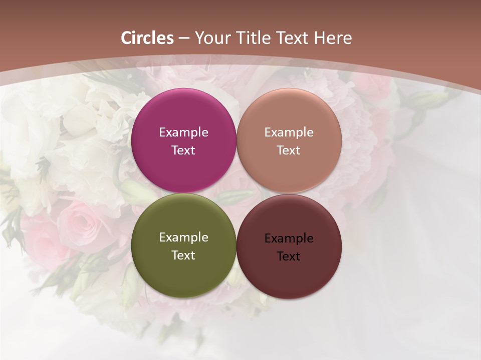 Bouquet Bunch Bridal PowerPoint Template