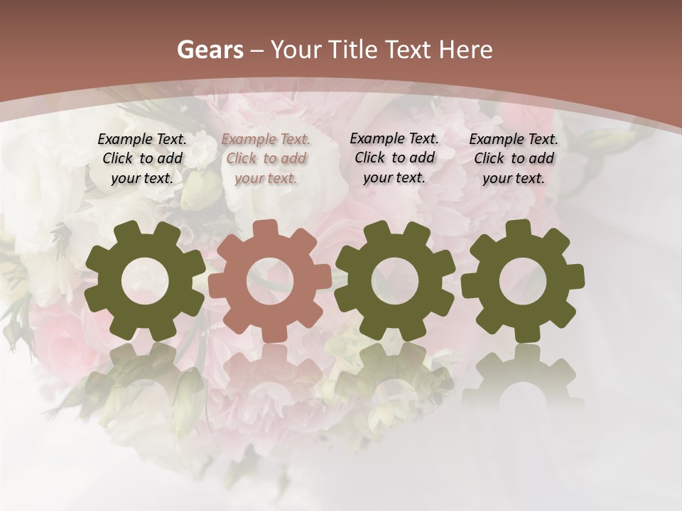 Bouquet Bunch Bridal PowerPoint Template