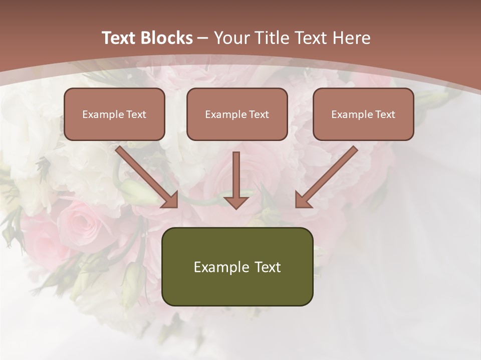 Bouquet Bunch Bridal PowerPoint Template