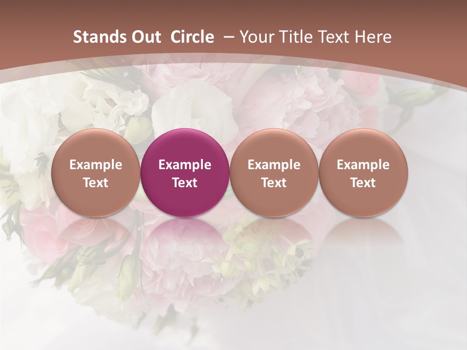 Bouquet Bunch Bridal PowerPoint Template