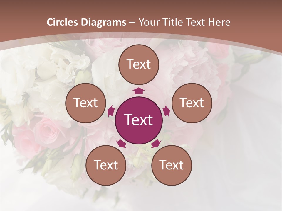 Bouquet Bunch Bridal PowerPoint Template