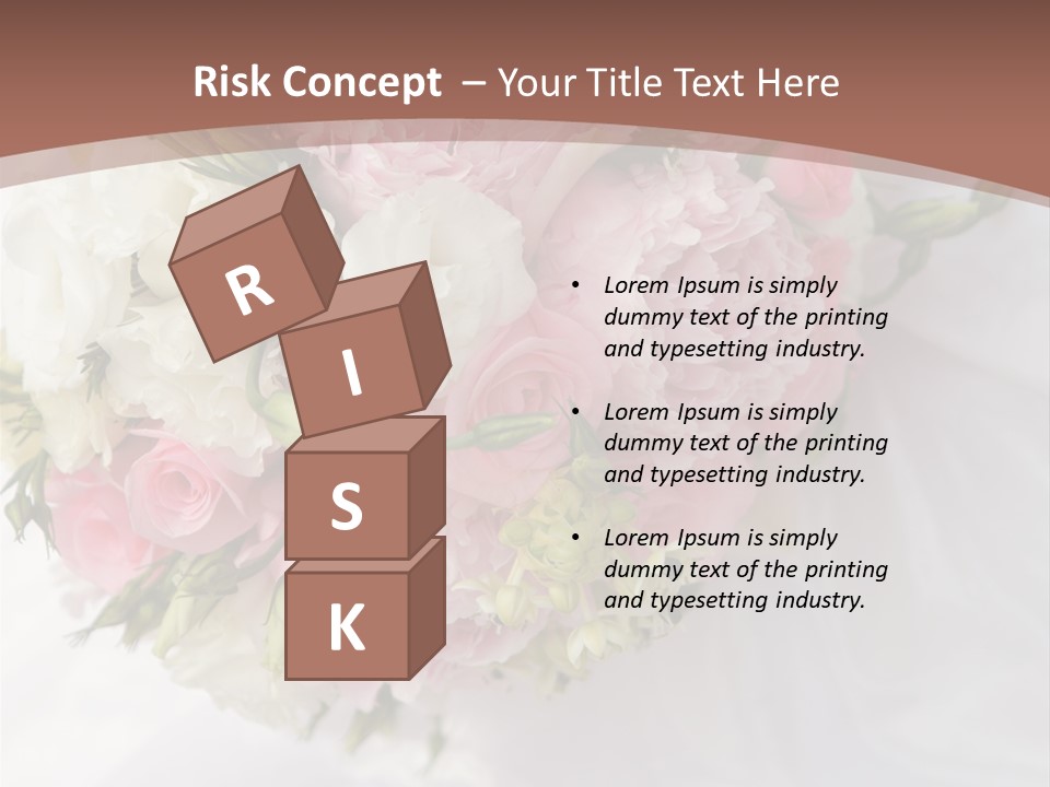 Bouquet Bunch Bridal PowerPoint Template