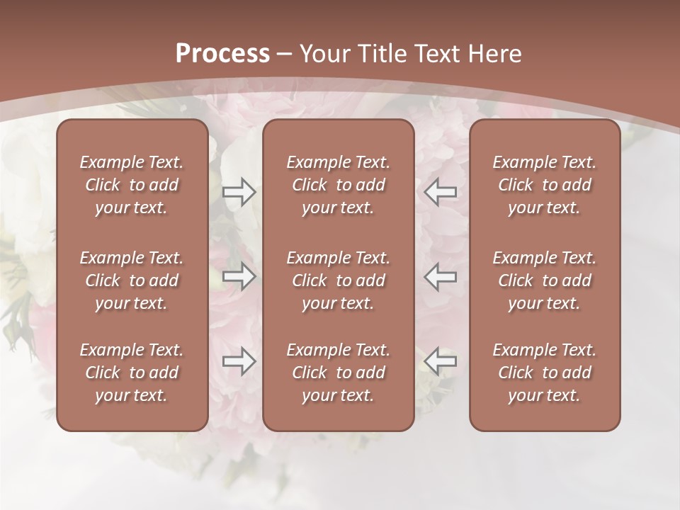 Bouquet Bunch Bridal PowerPoint Template