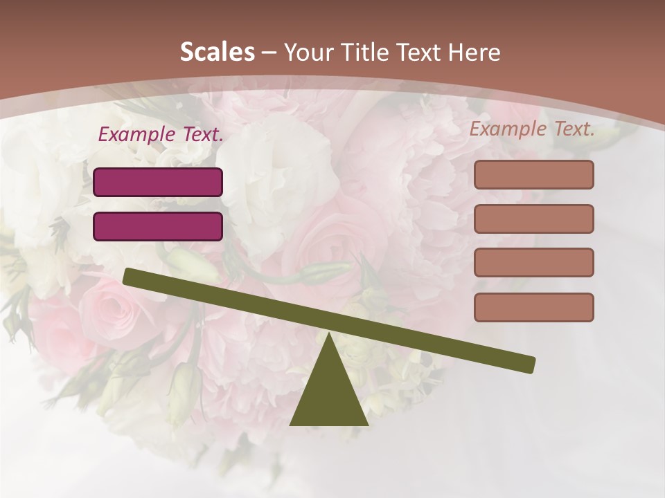 Bouquet Bunch Bridal PowerPoint Template