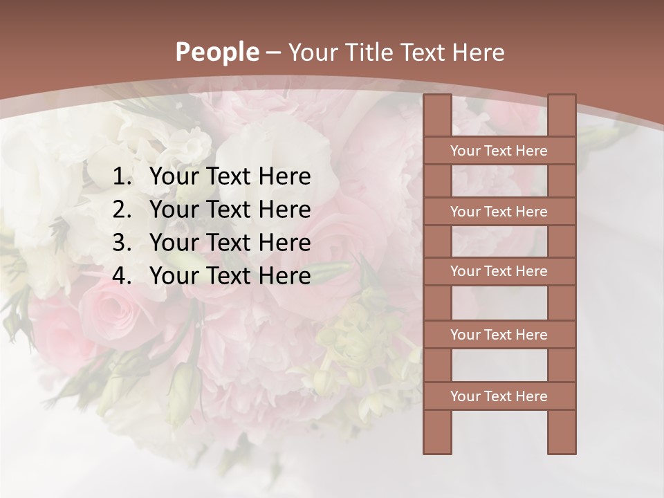 Bouquet Bunch Bridal PowerPoint Template