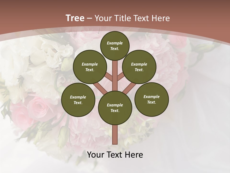 Bouquet Bunch Bridal PowerPoint Template