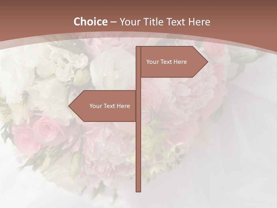 Bouquet Bunch Bridal PowerPoint Template