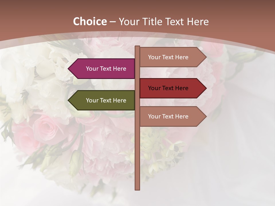 Bouquet Bunch Bridal PowerPoint Template