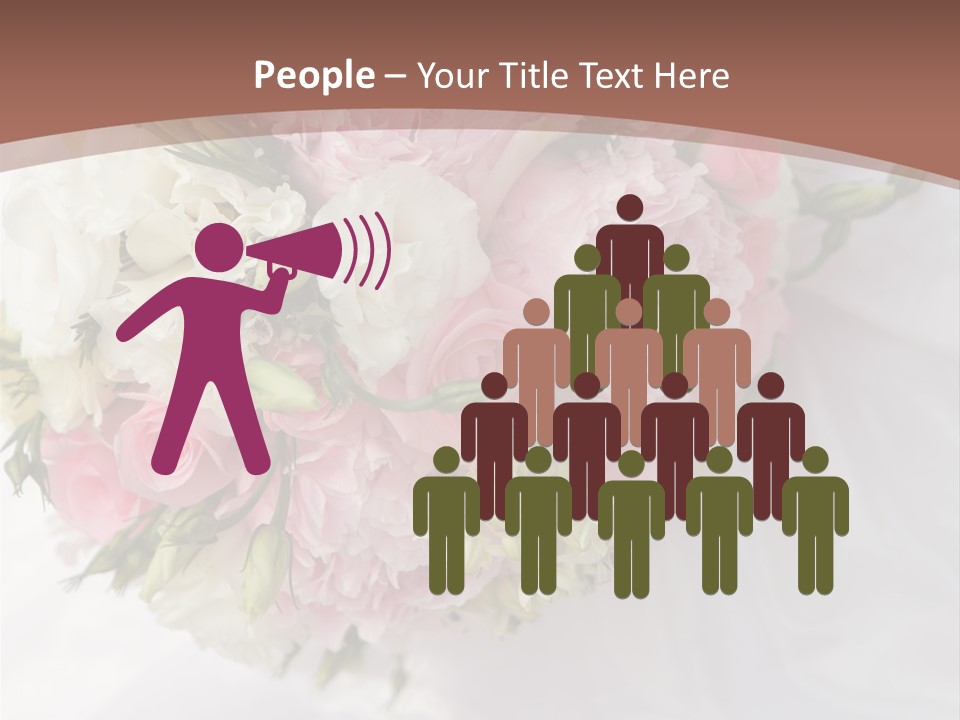 Bouquet Bunch Bridal PowerPoint Template