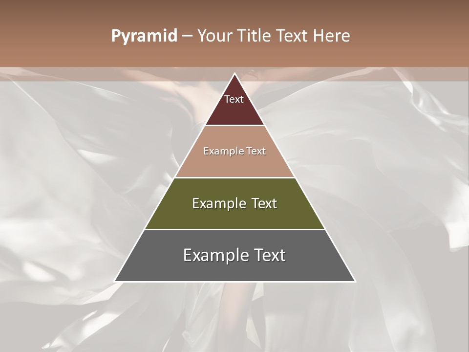 White Teen Model PowerPoint Template