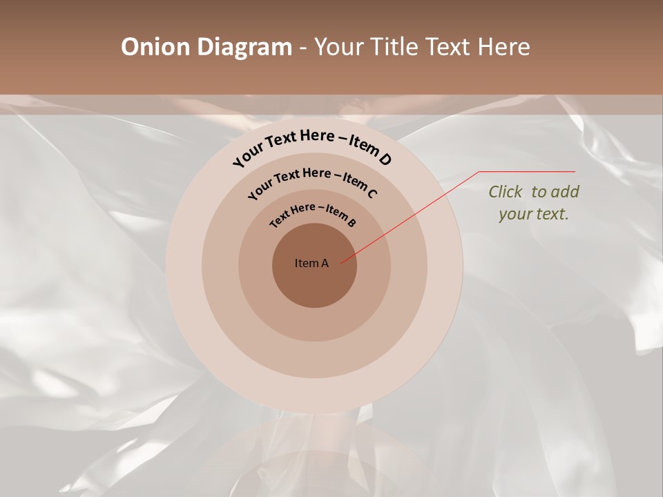 White Teen Model PowerPoint Template