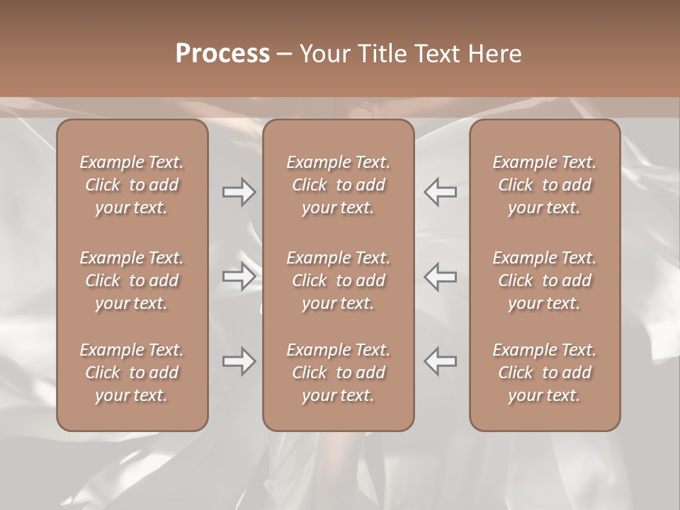 White Teen Model PowerPoint Template