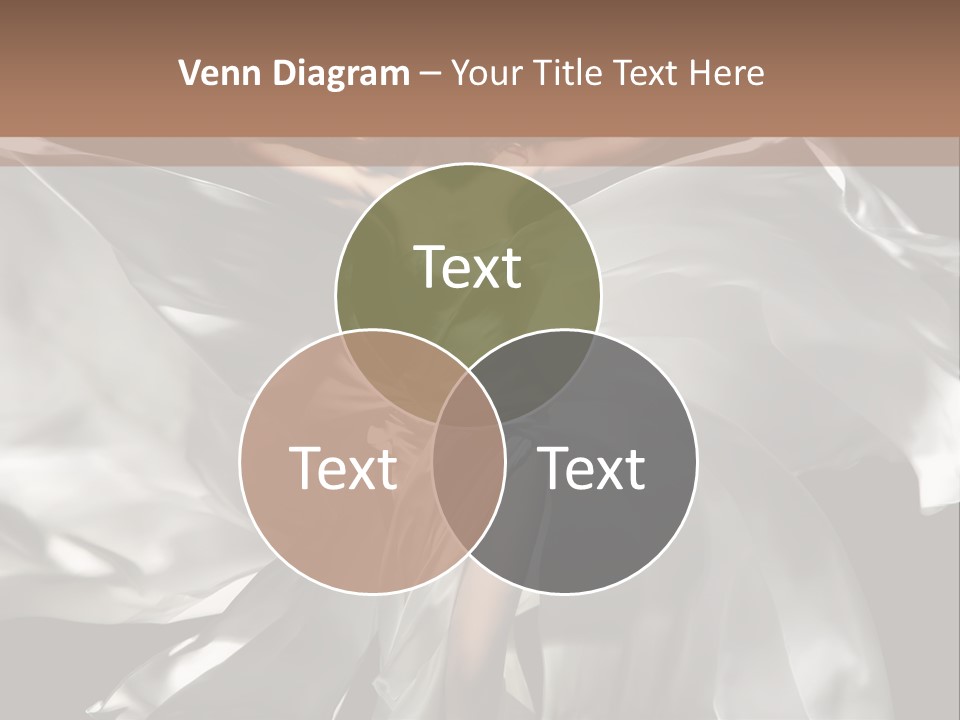 White Teen Model PowerPoint Template