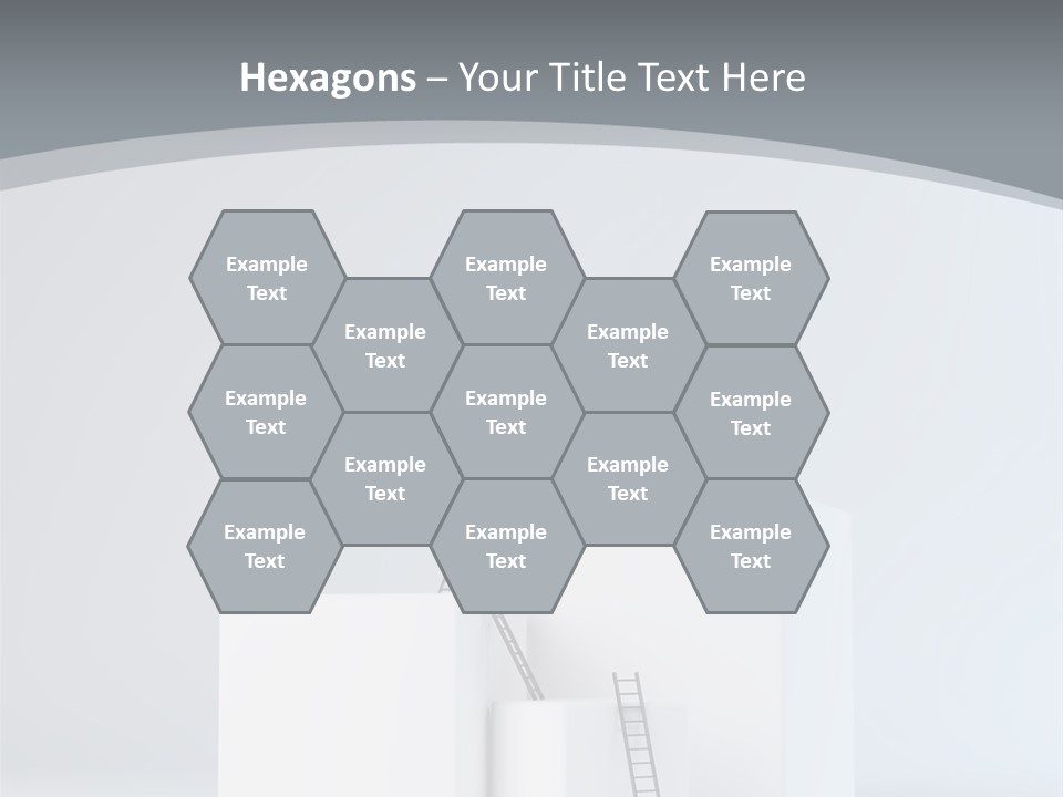 Box Stands Steps PowerPoint Template