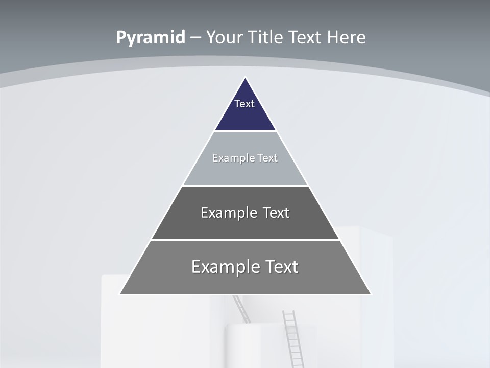 Box Stands Steps PowerPoint Template